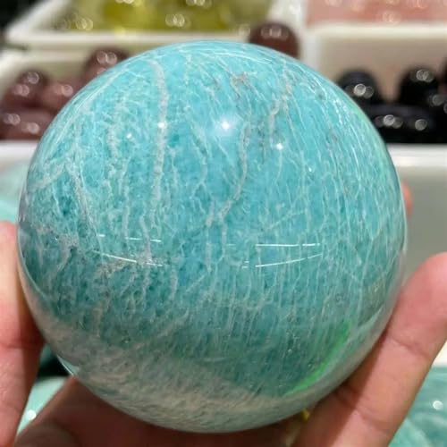 Boule tianhe-stone en cristal de 90mm idée cadeau idéale pour passionnés de pierres naturelles