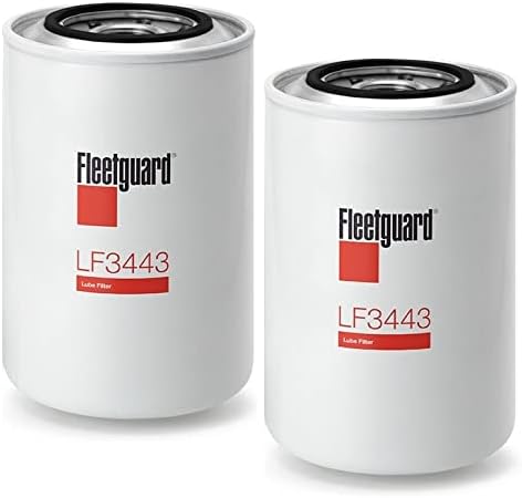 LF3443 Fleetguard Lube Full-Flow Spin-On (Pack of 2), Replaces Baldwin BT355, Donaldson P559126, Wix 51754
