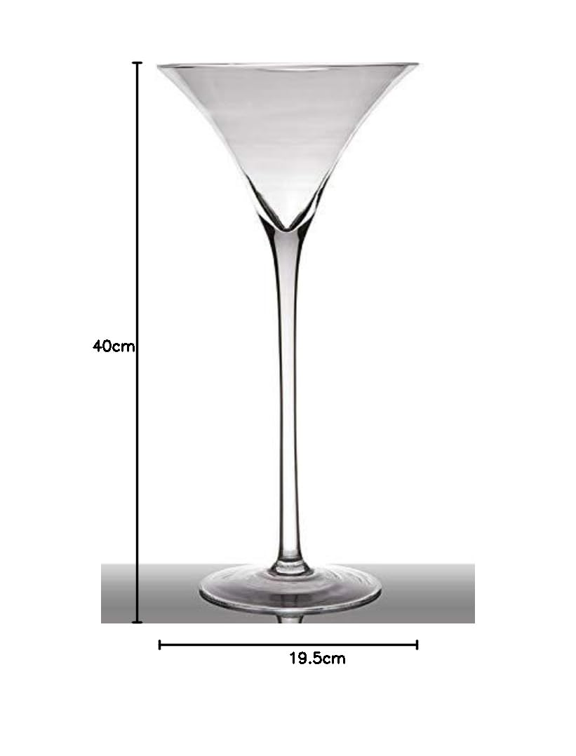 innaGLAS Verre à Cocktail - Verre à Martini Sacha, 40cm, Ø 19,5cm