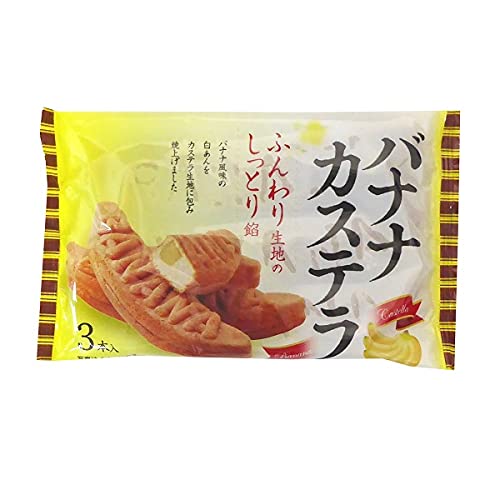 多田製菓 バナナカステラ 3本入×24袋