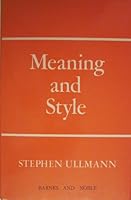 Meaning and style;: Collected papers 0631083006 Book Cover