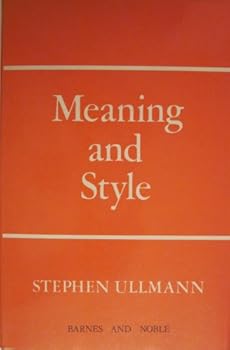 Hardcover Meaning and style;: Collected papers (Language and style series, 14) Book