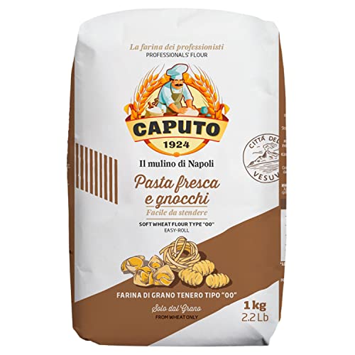 Pack c/ 3 Farinhas 00 Italiana Caputo Pasta Fresca 1kg