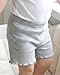 Aura Vane Infant Baby Girl Shorts 3-6 Months Baby Pink Grey Purple Shorts 3 Pack Solid Short Pants Elastic Waist Casual Fashion Girl Summer Clothes