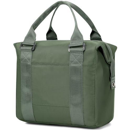 coowoz Lunch Box for Women Adult Insulated Lunch Bag Tote Cooler bag loncheras para mujer Lunchbox Lunchbag for Men Work Picnic Office Beach Olive Green
