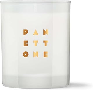 Lohn Panettone Scented Candle - Luxury Jar Candle for Home Decor, Long Lasting Soy Wax Blend, Clean Ingredients, Dried Fruits & Rum, 50 Hour Burn Time, 7.5 oz