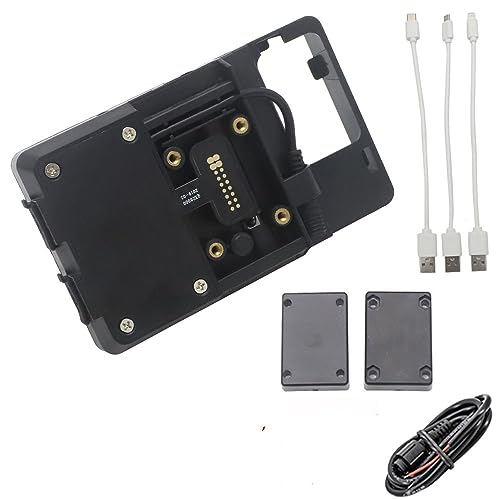 Support de navigation moto Guzzi V85TT avec chargeur intégré noir