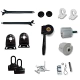 Kit de accesorios para ensamblaje, reparación o sustitución de toldo de caída modelo 5000/s. Disponible en 4 colores: blanco, marrón, gris y marfil.
