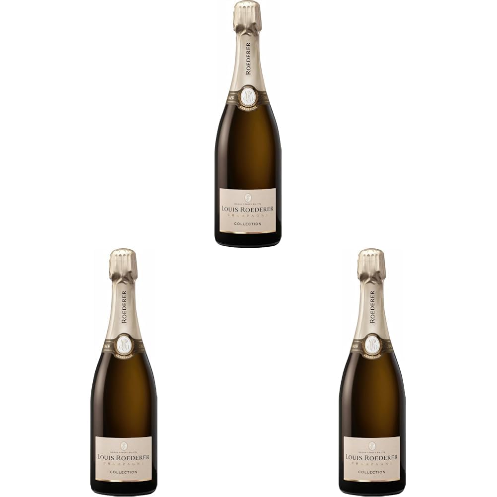Louis Roederer Champagne Collection 245 Brut Champagner (1 x 0.75 l) (Packung mit 3)