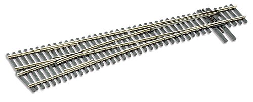 Aiguillage gauche HO Code 83 Electrofrog Peco #6 évite les déraillements et pannes DCC
