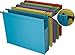 Staples Poly Expanding Hanging File Pockets, Letter, Assorted, 5/Pack (3 Packs of 5)