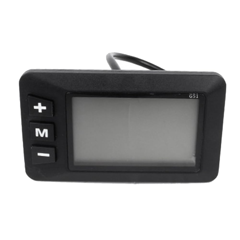 Osmond Display LCD per Bicicletta Elettrica 24/36/48/60 V/72 V Display per Scooter Bici Elettrico G51 Display per Bicicletta Elettrico Connettore SM