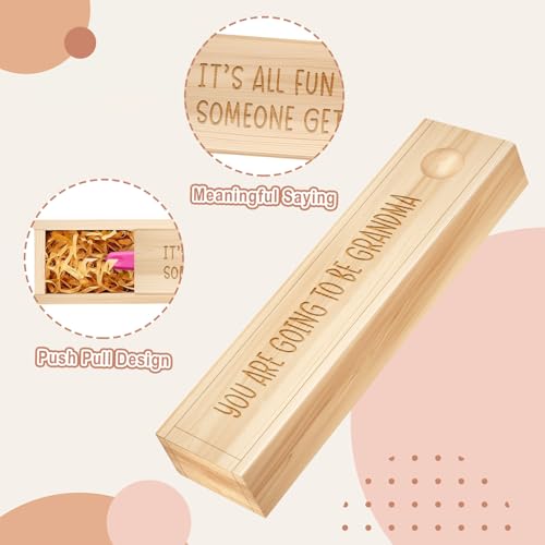 Image of Pregnancy Announcement for Grandparent Grandma, Pregnancy Test Keepsake Box, Baby Announcement Reveal Gifts Ideas for Husband Grandparents Dad Aunt and Uncle