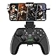 Megadream Wireless Mobile Gaming Controller Gamepad for iPhone/Android/iPad/PC/Switch/PS4/PC Joystick with Phone Holder, Supported Cloud Game, Streaming on PS5/Xbox, Turbo, COD (Schwarz)