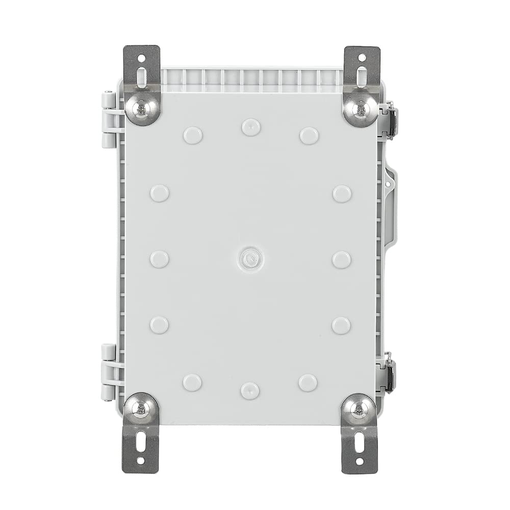 Waterproof Electrical Enclosure Box ip67 Outdoor Junction Box Plastic ABS and Project Box (Grey,8.7"×6.7"x4.4") — Amazon image 2