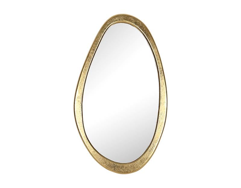 Miroir Organique doré 47x80cm