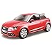 Véhicule Miniature pour Au-di A1 RS 5 Alliage Racing Voiture Alliage de Luxe Véhicule de Luxe Diecast Tirectes de Remise en arrière Modèle Toy Collection Cadeau 1:24 (Color : A1Red)