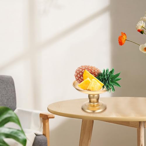 HEMOTON Metal Fruit Bowl Footed Decorative Fruit Holder Serving Bowls Dessert Display Stand Food Snack Storage Rack for Kitchen Counter Centerpiece Table Decor Golden - Cosy Home Interiors HEMOTON Metal Fruit Bowl Footed Decorative Fruit Holder Serving Bowls Dessert Display Stand Food Snack Storage Rack for Kitchen Counter Centerpiece Table Decor Golden - Image 7