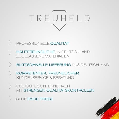 Treuheld® | 6mm Ohr Flesh Tunnel | Chirurgenstahl 316L in Gold | Dünn | Double Flared Ohrtunnel | Dünner Rand | hautfreundlich & antiallergen