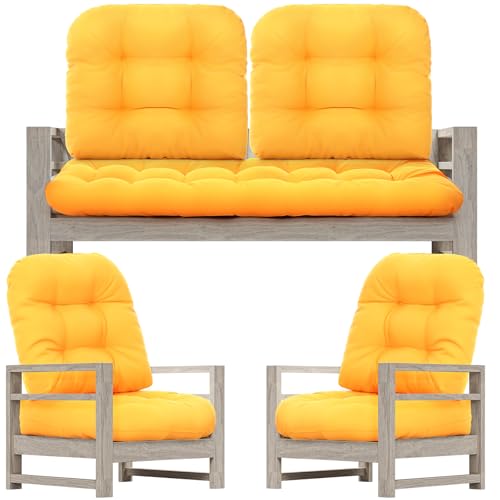 Wenqik 7 Pcs Outdoor Wicker Chair Cushions Set...
