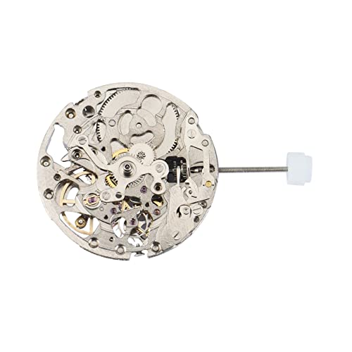 Whisverse Reloj mecánico automático de 25,6 mm con 3 manecillas, para Miyota 8N24, accesorios de reloj, plata