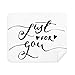 Just for You Quote Handwrite Cleaning Cloth Screen Cleaner 2pcs Suede Fabric