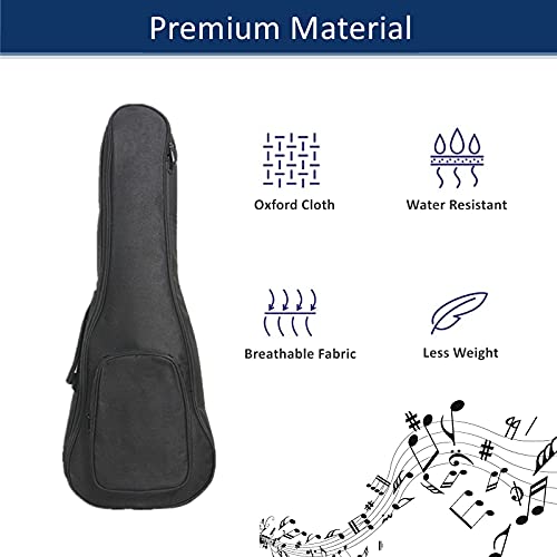 Generic Housse de transport pour ukulélé ténor de 26 », sac à dos Oxford imperméable avec bandoulière réglable, poignées… - Les Beatles, Paul McCartney, John Lennon, RIngo Starr, George Harrison Generic Housse de transport pour ukulélé ténor de 26'', sac à dos Oxford imperméable avec bandoulière réglable, poignées… – Image 3