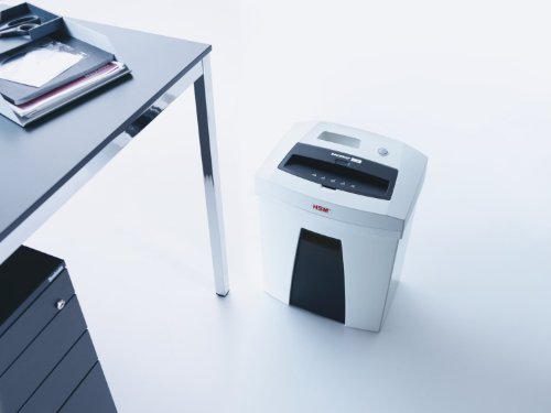 HSM SECURIO C16 Aktenvernichter, Sicherheitsstufe P2, 17 Blatt, Blauer Engel zertifiziert, Leise & Energiesparend, Langlebig