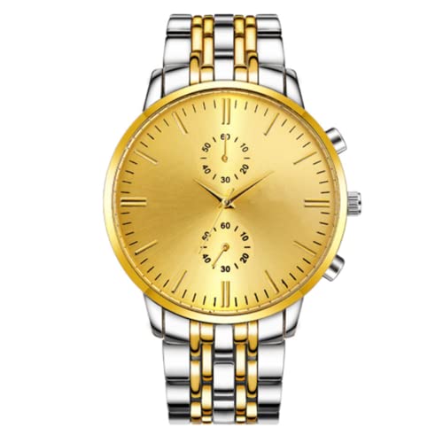 Orologio analogico al Quarzo analogico di Fascia d'Acciaio di Lusso