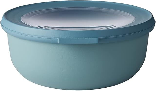 Mepal  Multi Bowl Cirqula Rectangular  Food Storage Container with Lid - Suitable as Airtight Storage Box for the Fridge & Freezer, Microwave Container & Servable Dish  750 ml  Nordic Green