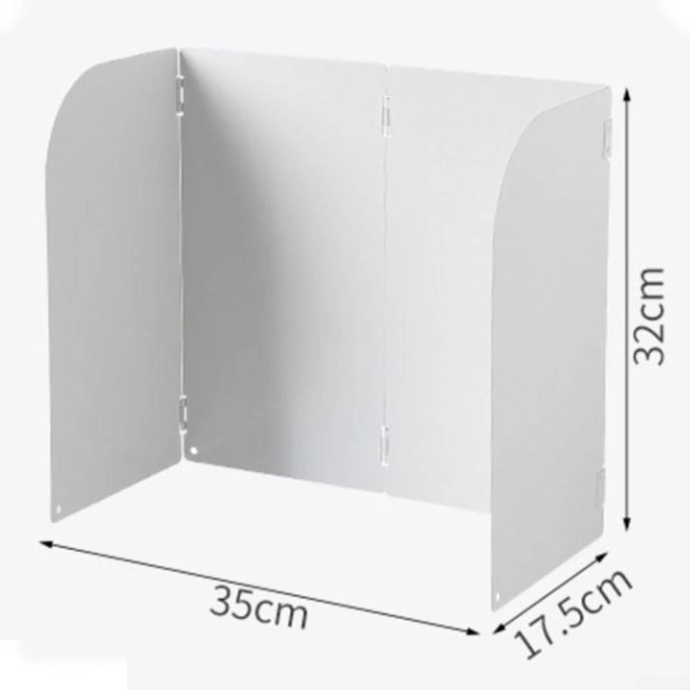 4-Sided Portable Stove Splatter Guard - Heat-Resistant Oil Splash Shield for Kitchen Cooking