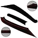 KEEGTBOX 3 PCS Front Grill Frame Cover Trim Compatible with Nissan Altima S SV SR SL and Platinum Sedan 2019 2020 2021 2022 Front Grille Trim Glossy Black Accessories (Glossy Black)