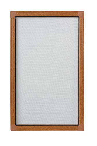 FLIEGENGITTER MOSKITONETZ ALU RAHMEN MÜCKENGITTER HELLBRAUN 110x130 cm INSEKTENSCHUTZ