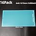 16PCS 6 Mil Blank Mylar Stencil Sheets,12 X 24 inch Clear Plastic Sheets, Clear Acetate Sheets for Cricut Crafts, Clear Plastic Sheets for Crafts and Cutting Machine (6 Mil)