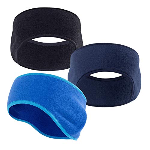 JEEZAO Unisex Fleece Headband Set