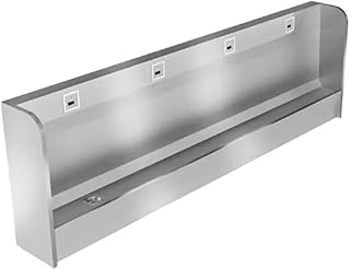 Stainless Steel Urinal Urinal, Floor to Ceiling Wall Mounted Toilet Urinal, Space-Saving Toilet Mens Urinal, for Schools/Public Places