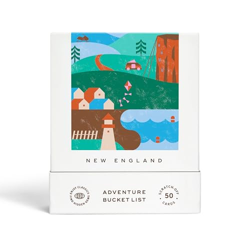 Reach International Outfitters New England Hiking Bucket List: 50 Unforgettable Scratch-Off Hikes - Perfect Travel Gift and Guide for Exploring the New England Region