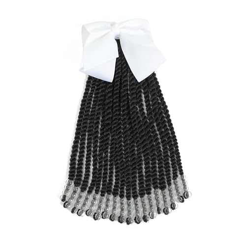 Passion Twist Kids Ponytail With Beads Braids Detachable 9Inch Ha...