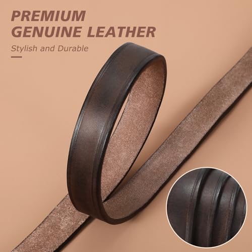 SUOSDEY Women Genuine Leather Belts for Jeans Pants Skinny Leather Belts for Dresses4