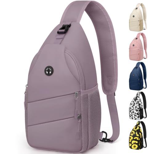 Pritent Crossbody Bags for Women Men Trendy Sling Bag Backpack Chest Bag