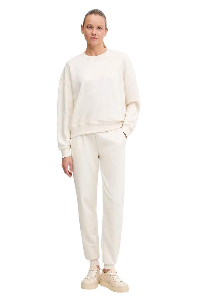 Emporio Armani WOMAN'S ICONIC TERRY TRACKSUIT SET WHITE XS