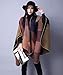 Vocanbomor Women's Shawls and Wraps Open Front Poncho Cape Winter Sweater, A2-Khaki