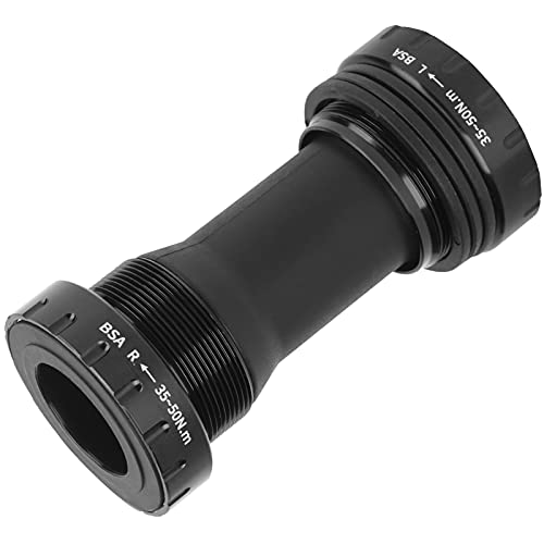 POENVFPO BC Bottom Bracket, Aluminum Alloy Sealed Bearings Mountain Bikes 68?73mm BB Bottom Brackets (Black)