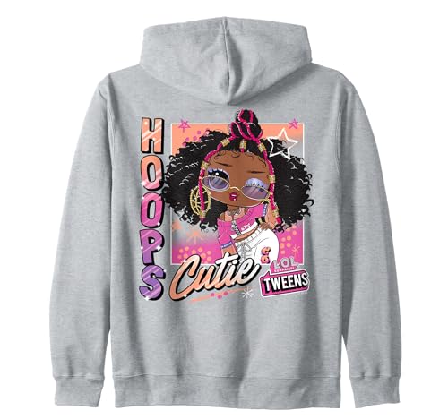 LOL Surprise! - Tweens Hoops Cutie Fashion Doll Zip Hoodie