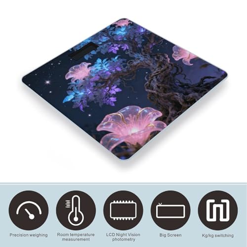 Báscula digital de baño Fantasy Tree con pantalla LCD miniatura 3