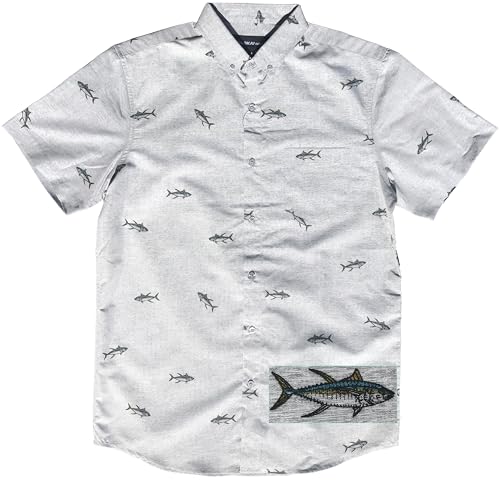 Image of Molokai Surf Button Down Slim Fit Hawaiian Short Sleeve Shirts