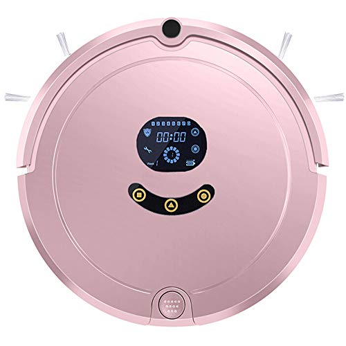 Staubsauger Roboter Saugroboter，Smart Robot Cleaner, App-Steuerelemente, Selbstaufladend, FüR Harte BöDen Und DüNne Teppiche,Rose-Gold