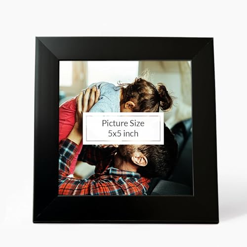 Image of Art Street Decorative Premium Set of 6 Individual Wall Hanging Picture Frame for Home, Living Room, Study Room Decor & Office Decor(5 inch X 5 inch Picture Size) - Brown