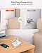 BESHON Flat Plug Power Strip, 3 Outlets with 3 USB Ports(2 USB C), Ultra Flat 3.2ft Wrapped Around Extension Cord for Cruise Ship, Travel, Dorm Room Essentials