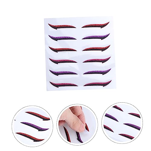 12 pares de pegatinas de delineador en gel miniatura 4